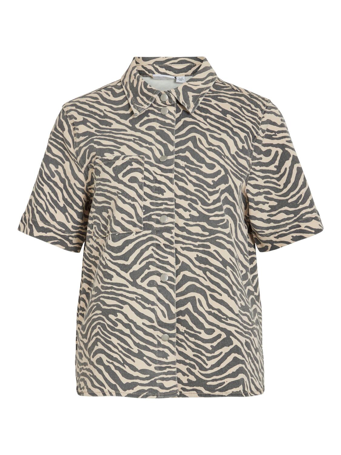 Vichia skjorte - Birch/zebra